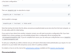 Eclipse Mosquitto Screenshot 1