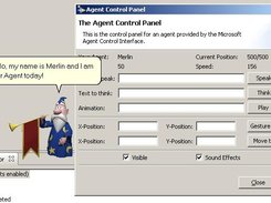 The ControlPanel provides access to an Agent.