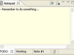 Notepad View window