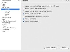 Preferences on Mac with Eclipse Helios and Eclipsetidy 1.2.2