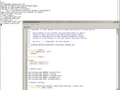 Windows text editor developed in ECL.