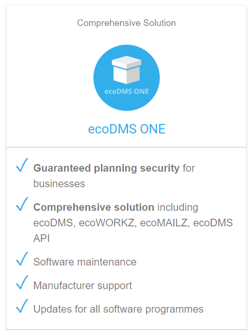 ecoDMS ONE Screenshot 1