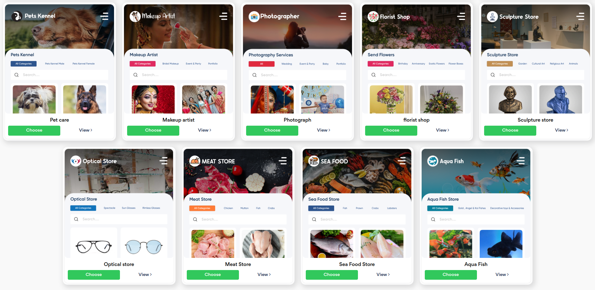 50+ ecommerce store templates