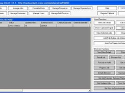 Manage Jobs Screen of EService CS Full Client.