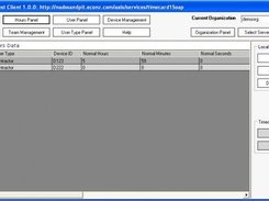 Hours Screen of Timecard CS Full Client.