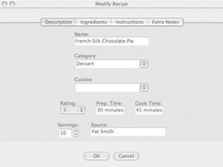 E-Cookbook Screenshot 1
