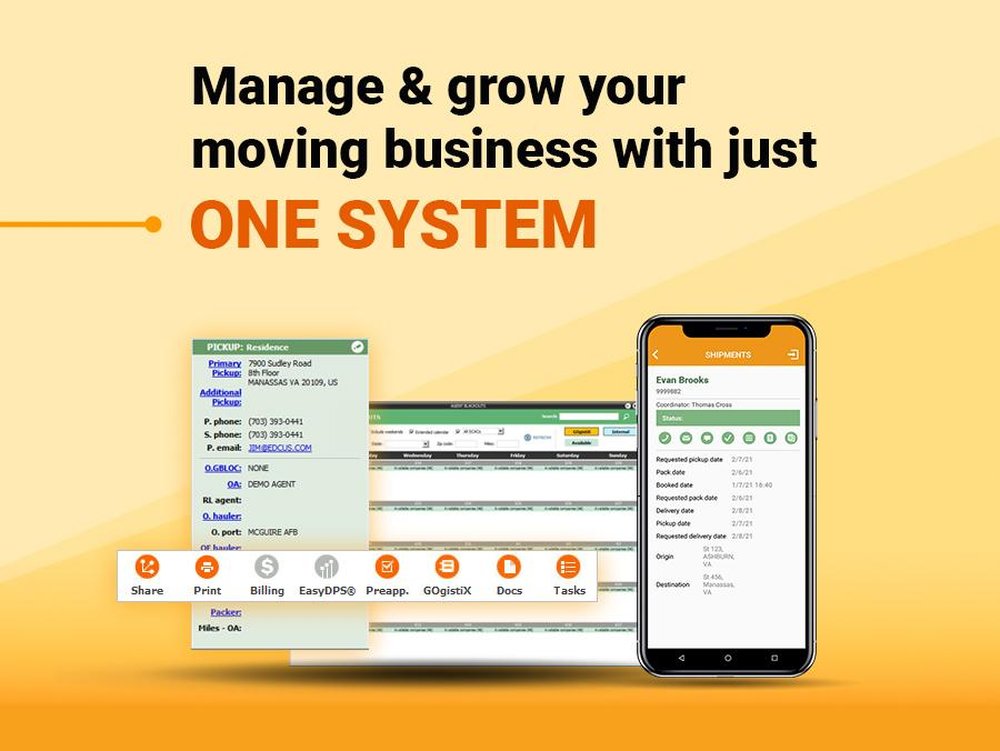 Everything you need to power your moving business is in EDC-MoveStar®!