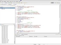 The main window with a loaded SQL-script.