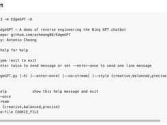 Edge GPT Screenshot 1