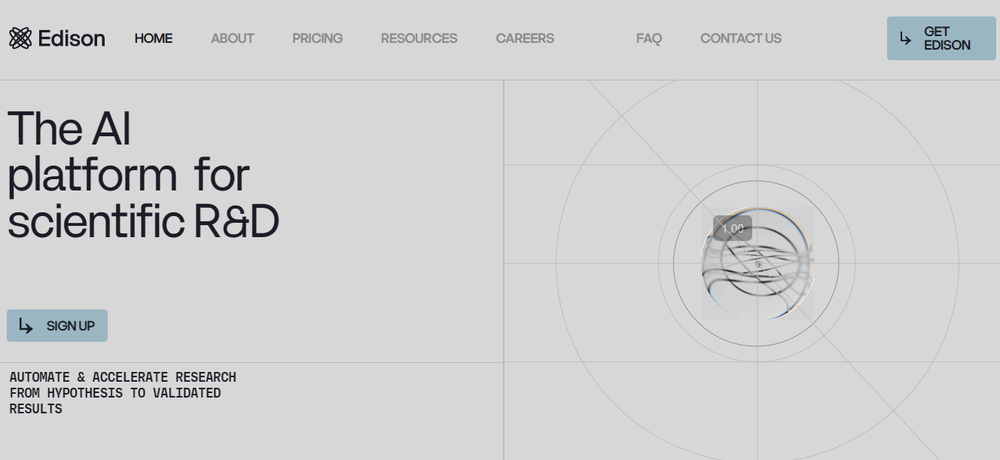 Edison Scientific Screenshot 1