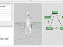 Screen shot. The model in the picture is a free asset borrowed from mixamo.com