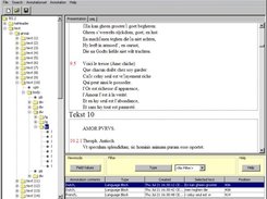 Annotations in text & List of annotations below textedition