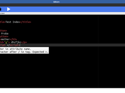 HTML code + show errors