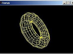 Las rutinas de 3D para este toroide están hechas 100% en DIV