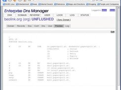 Domain table preview