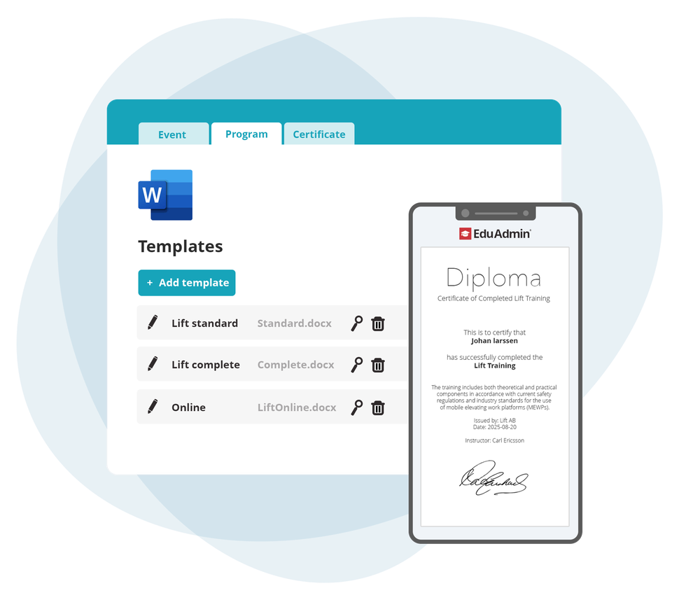 Diploma templates