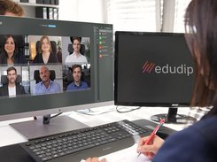 Easy and secure video conferencing and webinars with edudip next