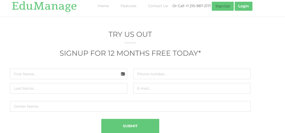 EduManage Screenshot 1