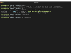 eduOS-rs Screenshot 1