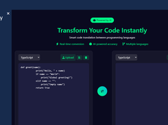 Edureify AI Code Converter 