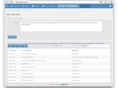 SQL Interface for ad-hoc reports