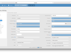 eduTrac SIS Name and Address Screen
