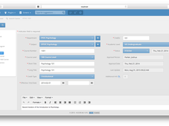 eduTrac SIS Course Screen