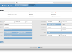 eduTrac SIS Student Academic Credit Detail Screen