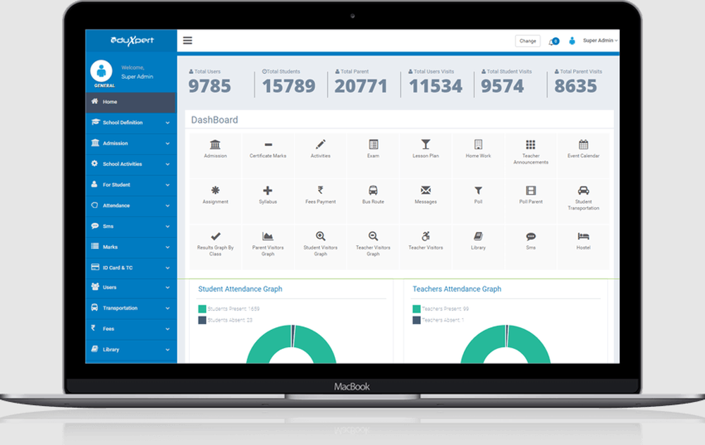 EduXpert School ERP Screenshot 1