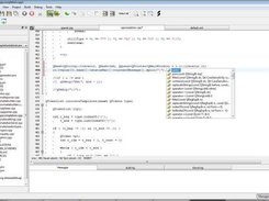 Edyuk 1.0.0-rc2 under Vista : Code completion at work