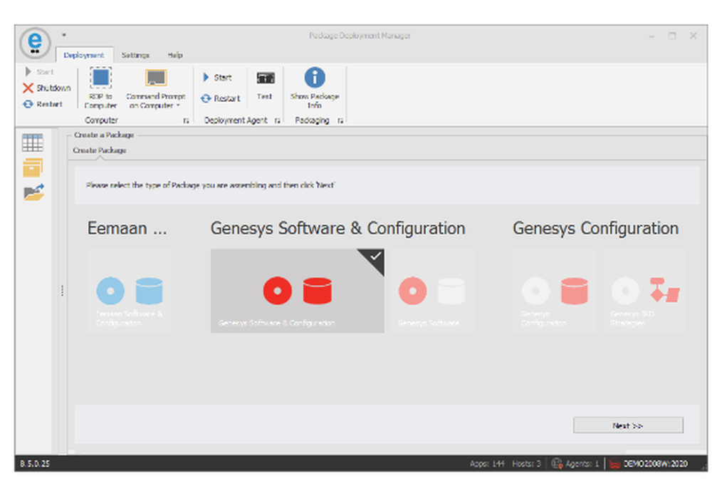 eemaan Deployment Manager Screenshot 1