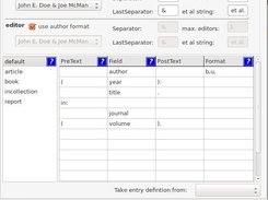 Create your bibliography with instant preview of an example