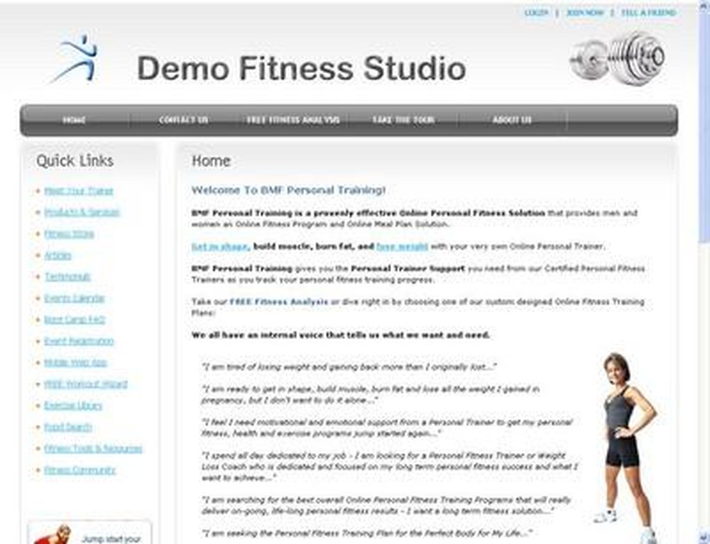 eFitnessTracker Screenshot 1