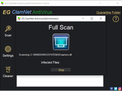 EG ClamNet Antivirus (Administrator): Full Scan