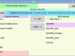 Manage you IRC server channels and nicks