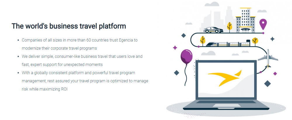 Amex GBT Egencia Screenshot 1