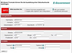 Geburtsurkunde 1 (eGovernment Stylesheet)