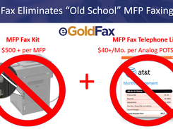 eGoldFax Eliminates "Old-School" Faxing  Costs and Setup