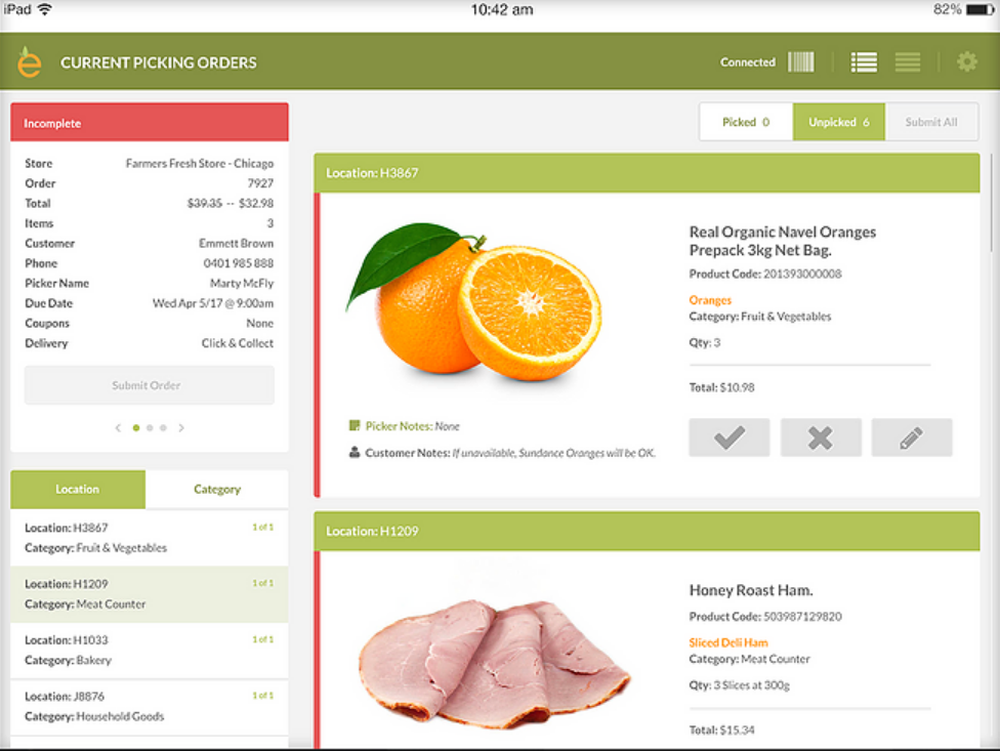 eGrowcery Screenshot 1