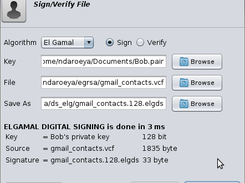 Form digital signature