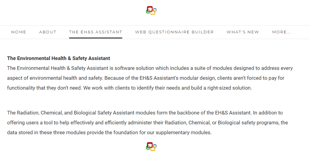EH&S Assistant Screenshot 1