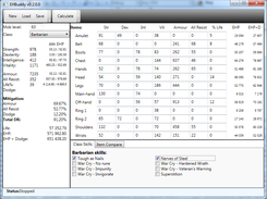 Default screen layout.