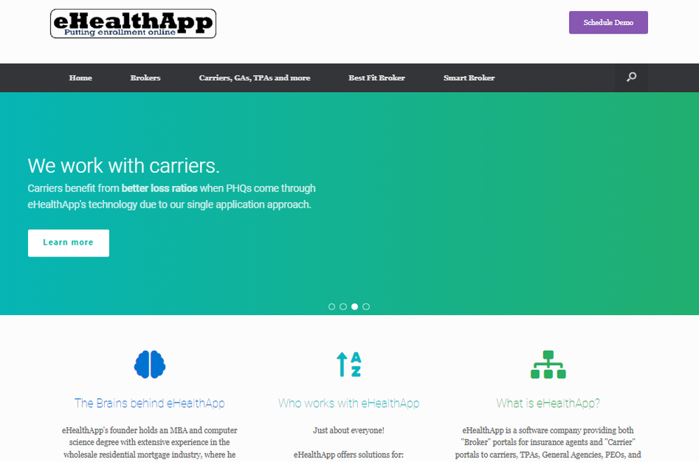 eHealthApp Screenshot 1