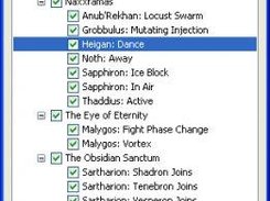 The milestones configuration window.