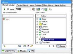 6: Metrics tool evaluation of LOC for EiffelBase library