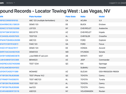 eImpound.com Impounds List