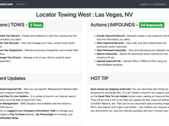 eImpound.com Login Page