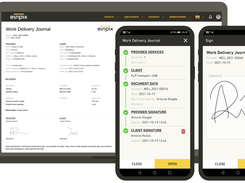 Service documents with digital signature