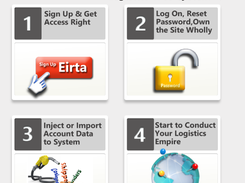 Eirta Logistics Web System Screenshot 1