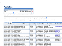 EJBCA Audit Log